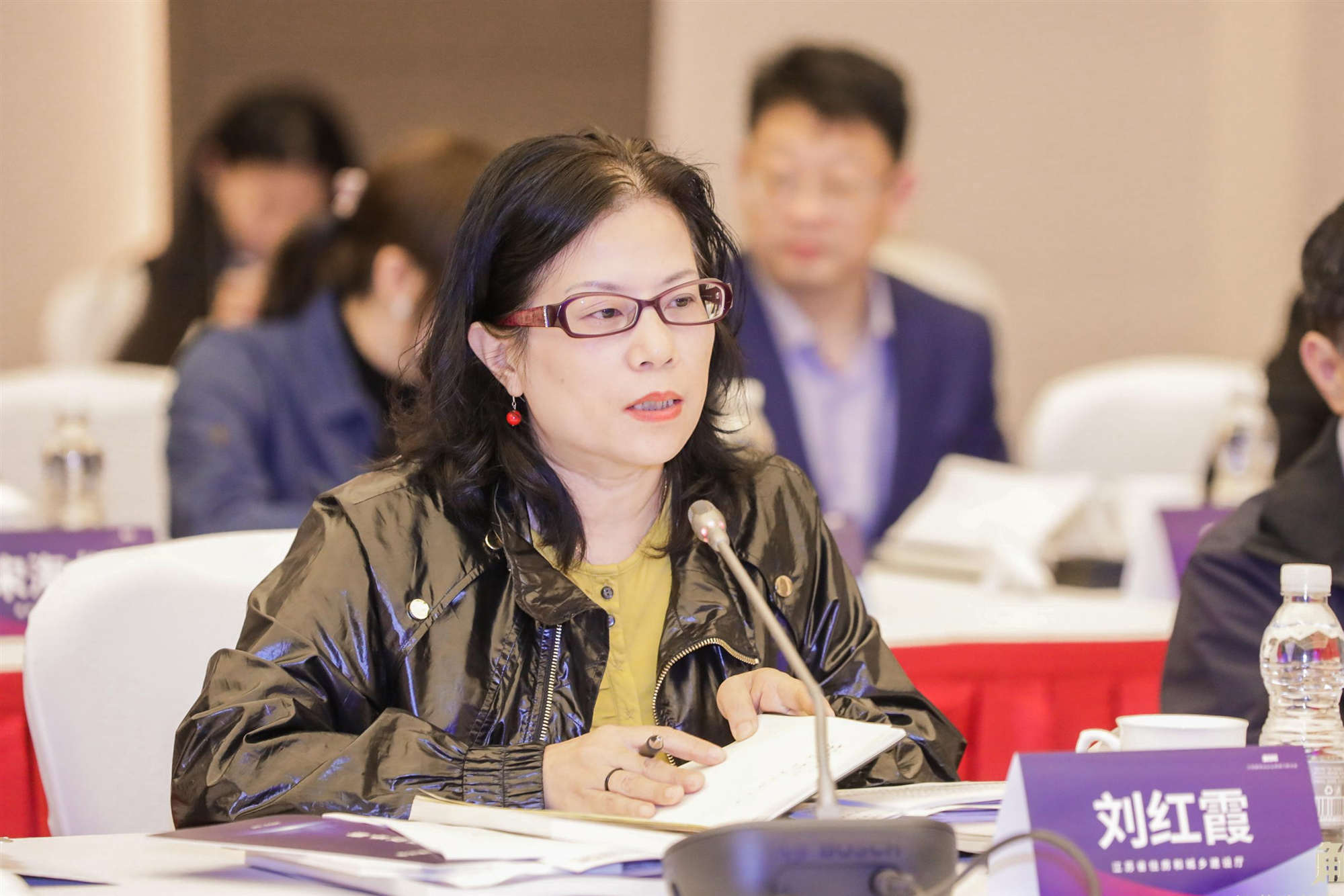 ▲ 江蘇省住房和城鄉建設廳建筑市場監管處二級調研員 劉紅霞